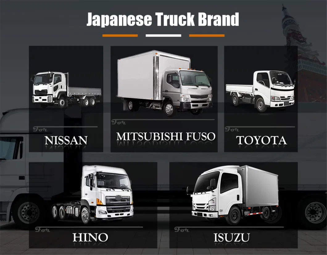 Spare Truck Parts for Isuzu/Iveco/ Mitsubishi/ Hino/Hyundai/Mercedes/Volvo/Man/Scania/Renault/Daf/Toyota Europe Japanese Auto Car Engine/ Brake/Turbo Body Parts