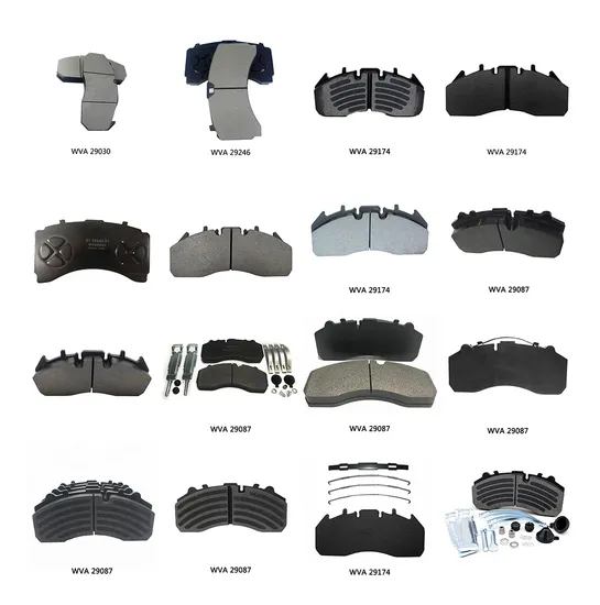 Truck Bus Brake Pads Spare Parts Wva 29332 for Meritor and Scania